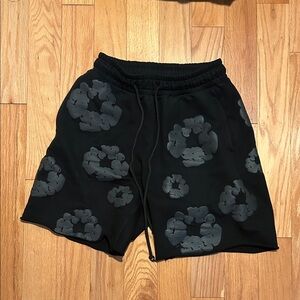 Black denim tears shorts